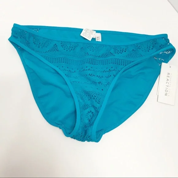 Kenneth Cole • Crochet Hipster Bikini Bottoms Sz S - Picture 1 of 6